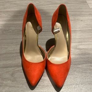 $15 never worn 4” orange heels